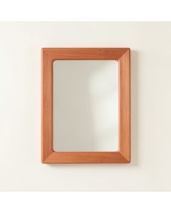 Maple Branch Framed Wall Mirror - Terracotta (synthetic illustration; no displayed measurements)