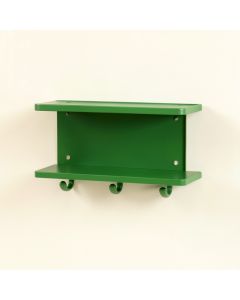 Alder Brook Wall-Mounted Entryway Organizer Shelf - Green (synthetic illustration; no displayed measurements)