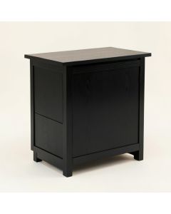 Holly Bend Freestanding Laundry Folding Counter - Black (synthetic illustration; no displayed measurements)
