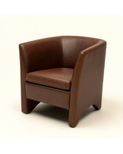 Mercado Leather Upholstered Side Chair (synthetic illustration; no displayed measurements)