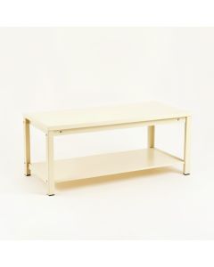 River Crossing Narrow Outdoor Storage Bench - Cream (synthetic illustration; no displayed measurements)