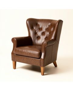 Osterhout 28 '' Wide Tufted Wingback Chair (synthetic illustration; no displayed measurements)