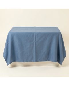 Olive Branch Flat Bed Sheet - Blue (synthetic illustration; no displayed measurements)