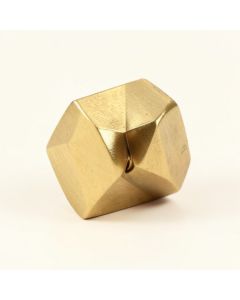 Geometric Brass 3 1/2 '' Center To Center Bar Pull (synthetic illustration; no displayed measurements)