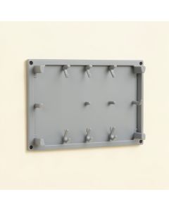Cedar Dale Empty Wall-Mounted Tool Organizer Panel - Gray (synthetic illustration; no displayed measurements)
