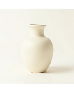 Harbor Branch Empty Decorative Vase - Ivory (synthetic illustration; no displayed measurements)