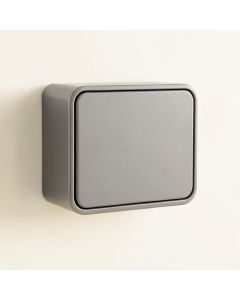 Moss Branch Wall-Mounted Entry Cabinet - Gray (synthetic illustration; no displayed measurements)