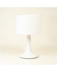 Moonya 23 '' White Table Lamp (synthetic illustration; no displayed measurements)