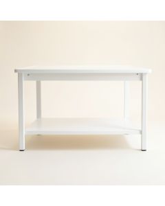 Pine Dell Empty Workshop Workbench - White (synthetic illustration; no displayed measurements)
