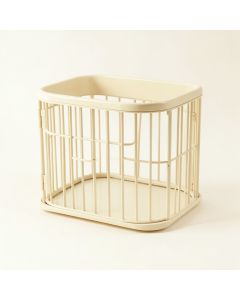 Rowan Bluff Empty Furniture-Style Pet Crate - Ivory (synthetic illustration; no displayed measurements)