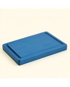 Fern Bend Cutting Board - Blue (synthetic illustration; no displayed measurements)