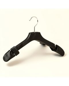 Satin Combo Hanger With Adjustable Cushion Clips For Dress/Shirt/Sweater (synthetic illustration; no displayed measurements)
