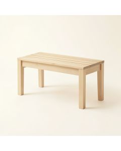 Fern Field Indoor Bench - Beige (synthetic illustration; no displayed measurements)