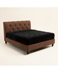 Tufted Upholstered Low Profile Platform Bed (synthetic illustration; no displayed measurements)