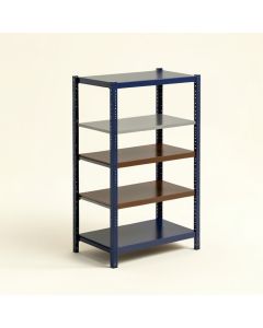 Carroll 73 '' H X 36 '' W X 18 '' D 5-Tier Metal Storage Shelves (synthetic illustration; no displayed measurements)