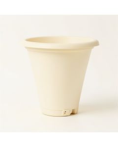 Spruce Branch Empty Railing Planter With Integral Brackets - Ivory (synthetic illustration; no displayed measurements)