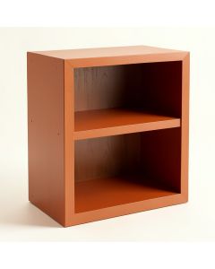 Fern Bend Empty Mug-Storage Cabinet Insert - Terracotta (synthetic illustration; no displayed measurements)