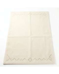 Reed Arc Rectangular Area Rug - Cream (synthetic illustration; no displayed measurements)