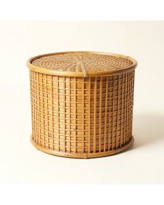 Bambo Round Laundry Hamper (synthetic illustration; no displayed measurements)