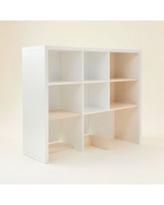 Dawn Crossing Desktop Shelving Unit - White (synthetic illustration; no displayed measurements)
