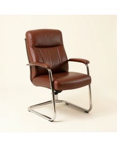 Genuine Leather Conference Chair (synthetic illustration; no displayed measurements)