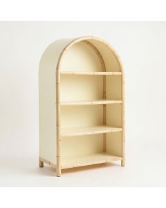 Field Bluff Freestanding Bookcase - Cream (synthetic illustration; no displayed measurements)