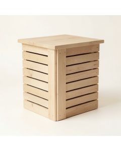 Holly Bridge Closed Garden Compost Bin - Beige (synthetic illustration; no displayed measurements)