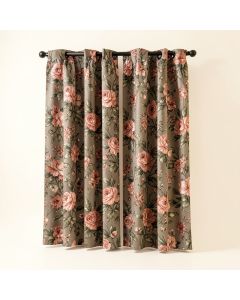 Earlene Elegance Nature / Floral Room Darkening Rod Pocket Curtain Panels (synthetic illustration; no displayed measurements)