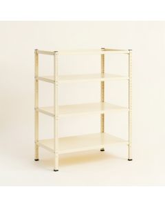 Alder Canyon Empty Seed-Starting Shelving Unit Without Lights - Ivory (synthetic illustration; no displayed measurements)
