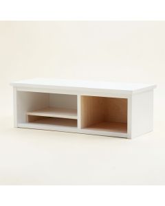 Flint Crossing Shoe Storage Bench - White (synthetic illustration; no displayed measurements)