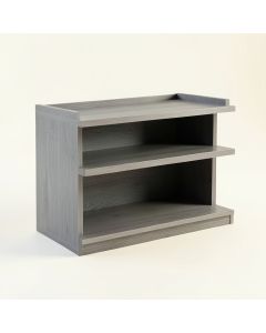 Pine Crossing Desktop Shelving Unit - Gray (synthetic illustration; no displayed measurements)