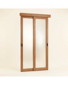 Frosted Glass Sliding Closet Door (synthetic illustration; no displayed measurements)