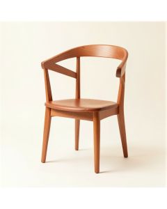 Hazel Edge Dining Chair - Terracotta (synthetic illustration; no displayed measurements)