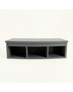 Flint Bend Shoe Storage Bench - Gray (synthetic illustration; no displayed measurements)