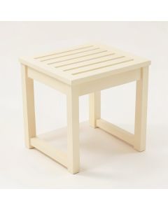 Laurel Canyon Compact Balcony Table - Cream (synthetic illustration; no displayed measurements)