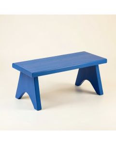 Pine Bluff Indoor Bench - Blue (synthetic illustration; no displayed measurements)
