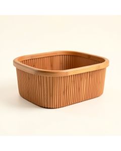 Oak Canyon Empty Storage Basket - Terracotta (synthetic illustration; no displayed measurements)