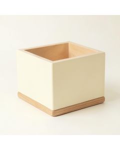 Field Branch Empty Raised Planter - Cream (synthetic illustration; no displayed measurements)