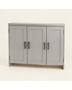 Carlson 3 Door Apothecary Accent Cabinet (synthetic illustration; no displayed measurements)