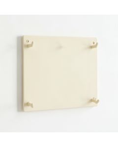 Cove Edge Empty Wall-Mounted Tool Organizer Panel - Cream (synthetic illustration; no displayed measurements)