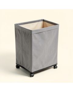 Elevated Rolling Laundry & Utility Cart With Removable Liner (synthetic illustration; no displayed measurements)