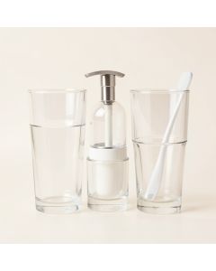 Cloud 4 Piece Bathroom Accessory Set (synthetic illustration; no displayed measurements)