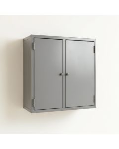 Ridge Dell Wall-Mounted Entry Cabinet - Gray (synthetic illustration; no displayed measurements)