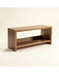 Void 44 '' Solid Wood Console Table (synthetic illustration; no displayed measurements)