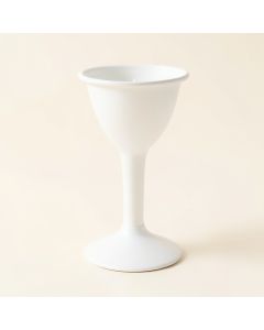 Meadow Bend Empty Candle Holder - White (synthetic illustration; no displayed measurements)