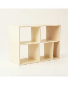Dune Dale Desktop Shelving Unit - Cream (synthetic illustration; no displayed measurements)