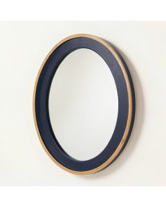 Hazel Bend Framed Wall Mirror - Navy (synthetic illustration; no displayed measurements)