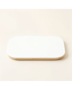 Hazel Bend Cutting Board - White (synthetic illustration; no displayed measurements)