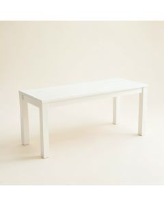 Wren Dell Indoor Bench - White (synthetic illustration; no displayed measurements)