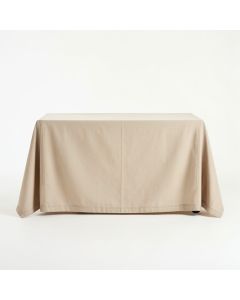 Moss Crest Flat Bed Sheet - Beige (synthetic illustration; no displayed measurements)